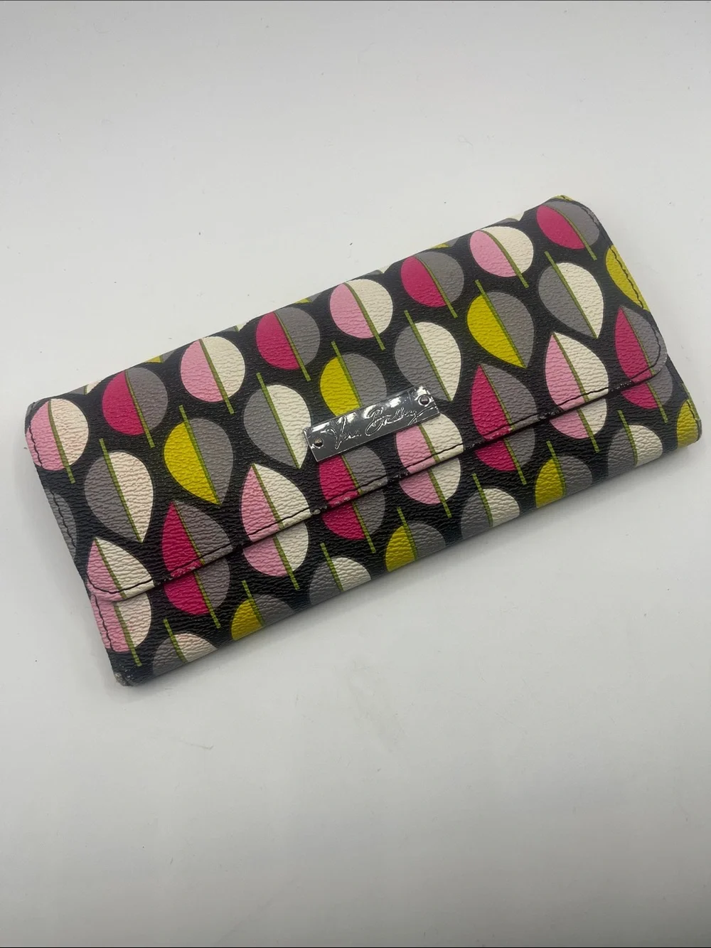 Leaf-PrintVera Bradley Multi-Color Women's Wallet - Picture 1 of 8